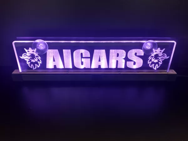 Auto LED izgaismotas plāksnītes