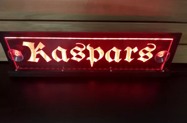 Auto LED izgaismotas plāksnītes