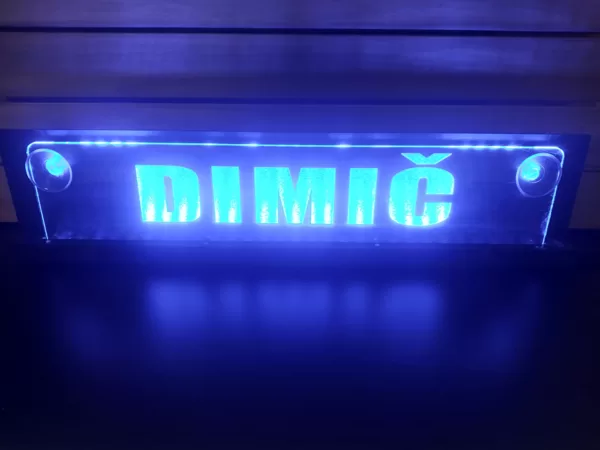 Auto LED izgaismotas plāksnītes